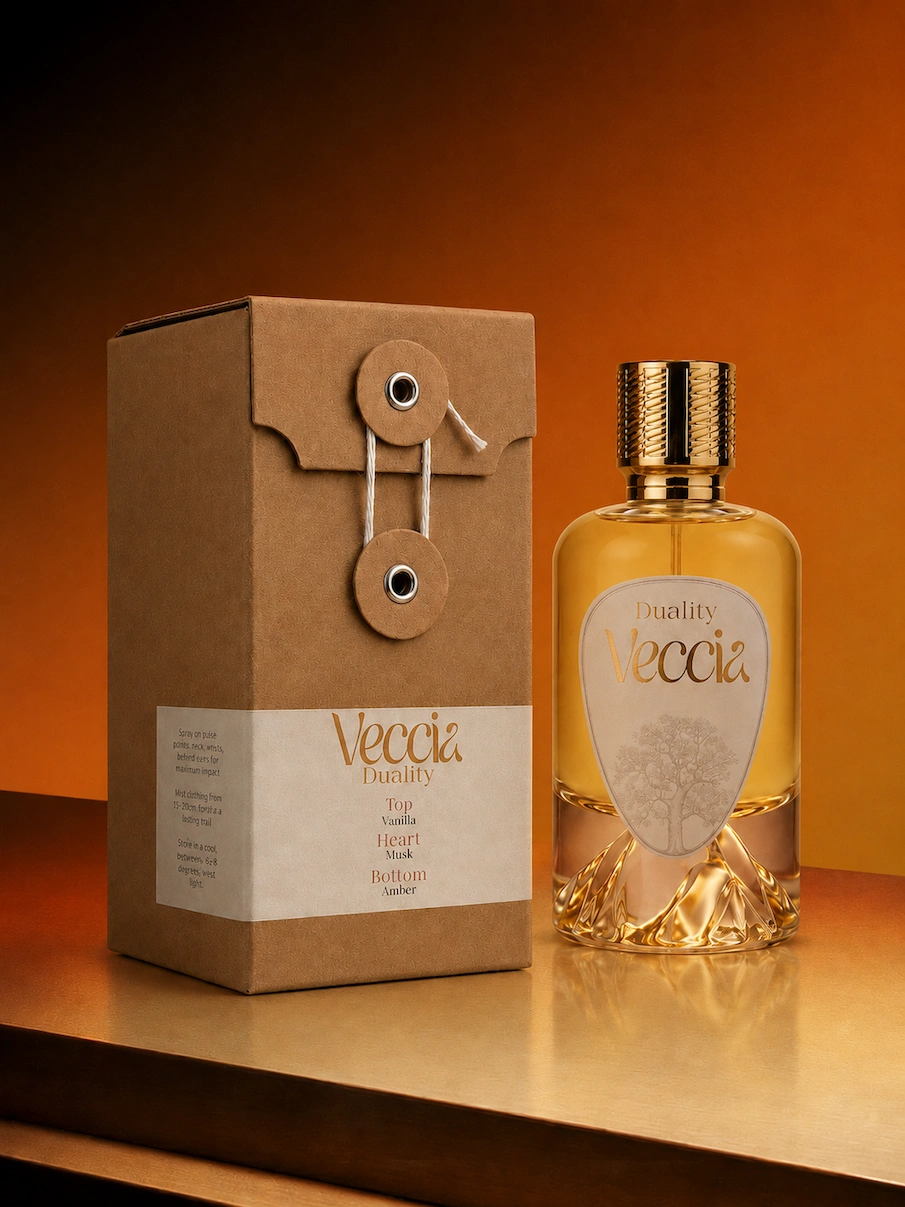 Duality extrait de parfum bottle, still life
